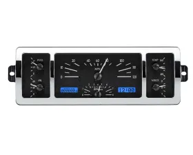 Dakota Digital MHX-40C-PU-K-B Black Alloy System 12.450