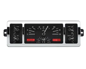 Dakota Digital MHX-40C-PU-K-R Black Alloy Metric Custom System 12.450