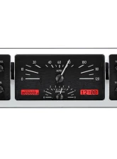 Dakota Digital MHX-40C-PU-K-R Black Alloy Metric Custom System 12.450"x4.450"                                     - MHX-40C-PU-K-R - Image 4