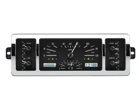 Dakota Digital MHX-40C-PU-K-W Black Alloy 12.450