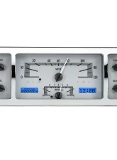 Dakota Digital MHX-40C-PU-S-B 12.450"x4.450" Silver Alloy Metric Custom Build                                     - MHX-40C-PU-S-B - Image 4