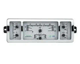 Dakota Digital MHX-40C-PU-S-W Silver Alloy 12.450