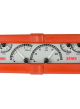 Dakota Digital MHX-40C-S-R Silver Alloy Metric Custom Build 13.590"x4.039"                                     - MHX-40C-S-R - Image 4