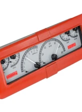 Dakota Digital MHX-40C-S-R Silver Alloy Metric Custom Build 13.590"x4.039"                                     - MHX-40C-S-R - Image 2