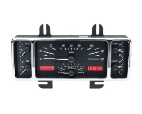 Dakota Digital MHX-40F-K-R Black Alloy 3.90