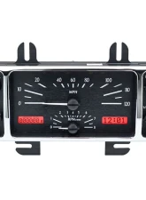 Dakota Digital MHX-40F-K-R Black Alloy 3.90"x10.50" Metric Custom Build System                                     - MHX-40F-K-R - Image 3