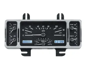 Dakota Digital MHX-40F-K-W Black Alloy 3.90