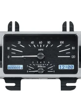 Dakota Digital MHX-40F-K-W Black Alloy 3.90"x10.50" Metric Custom Build System                                     - MHX-40F-K-W - Image 3