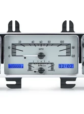 Dakota Digital MHX-40F-S-B 3.90"x10.50" Silver Alloy Metric Custom Build System                                     - MHX-40F-S-B - Image 3