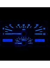 Dakota Digital MHX-40F-S-B 3.90"x10.50" Silver Alloy Metric Custom Build System                                     - MHX-40F-S-B - Image 2