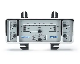 Dakota Digital MHX-40F-S-W Silver Alloy 3.90