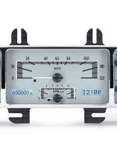 Dakota Digital MHX-40F-S-W Silver Alloy 3.90"x10.50" Metric Custom Build System                                     - MHX-40F-S-W - Image 3