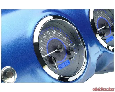 Dakota Digital Carbon Fiber MHX System for Chevrolet 1948-1953, Custom Build, Metric - MHX-47C-PU-C-B