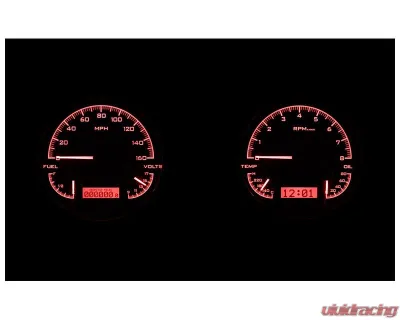 Dakota Digital Black Alloy MHX System for Chevrolet 1948-1953, Custom Build MHX-47C-PU-K-R - MHX-47C-PU-K-R