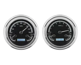 Dakota Digital Black Alloy MHX System for Chevrolet 1948-1953, Custom Build, Metric Fitment