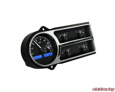 Dakota Digital Black Alloy MHX System for Ford 1948-1950 Custom Build MHX-48F-PU-K-B - MHX-48F-PU-K-B