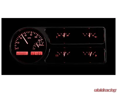 Dakota Digital Black Alloy MHX System for Ford 1948-1950 Custom Build MHX-48F-PU-K-R - MHX-48F-PU-K-R