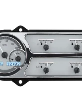 Dakota Digital Silver Alloy MHX System for Ford 1948-1950, Custom Build, Metric Size                                     - MHX-48F-PU-S-W - Image 3