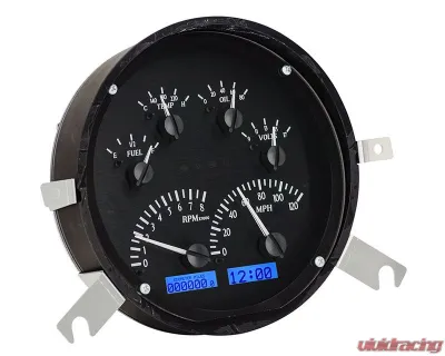 Dakota Digital Black Alloy MHX System for Chevrolet 1949-1950 Custom Build MHX-49C-K-B - MHX-49C-K-B