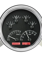 Dakota Digital Black Alloy MHX System for Chevrolet 1949-1950, Custom Build, Metric                                     - MHX-49C-K-R - Image 4