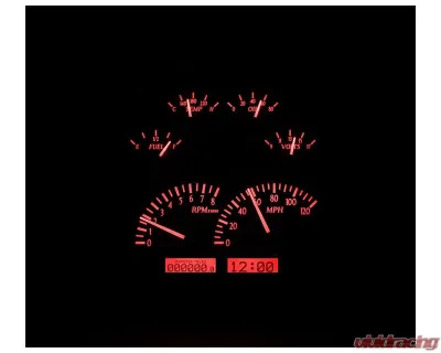 Dakota Digital Black Alloy MHX System for Chevrolet 1949-1950, Custom Build, Metric - MHX-49C-K-R