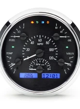 Dakota Digital MHX-49F-K-B 6.625" Black Alloy Metric Custom Build System                                     - MHX-49F-K-B - Image 3