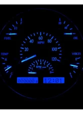 Dakota Digital MHX-49F-K-B 6.625" Black Alloy Metric Custom Build System                                     - MHX-49F-K-B - Image 2