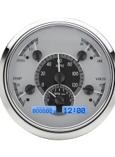 Dakota Digital MHX-49F-S-B 6.625" Silver Alloy Metric Custom Build System                                     - MHX-49F-S-B - Image 3