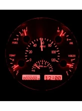 Dakota Digital 6.625" Silver Alloy MHX System Metric Custom Build for MHX-49F-S-R                                     - MHX-49F-S-R - Image 2