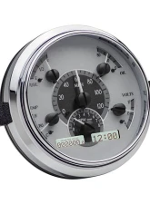 Dakota Digital 6.625" Silver Alloy MHX System Metric Custom Build for Select Vehicles                                     - MHX-49F-S-W - Image 3