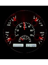 Dakota Digital 6.625" Silver Alloy MHX System Metric Custom Build for Select Vehicles                                     - MHX-49F-S-W - Image 2