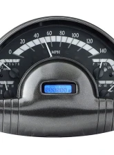 Dakota Digital MHX-49O-K-B 8.0"x5.614" Black Alloy Metric Custom Build System                                     - MHX-49O-K-B - Image 5