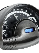 Dakota Digital MHX-49O-K-B 8.0"x5.614" Black Alloy Metric Custom Build System                                     - MHX-49O-K-B - Image 2