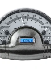 Dakota Digital MHX-49O-S-B 8.0"x5.614" Silver Alloy Metric Custom Build System                                     - MHX-49O-S-B - Image 3