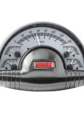 Dakota Digital MHX-49O-S-R 8.0"x5.614" Silver Alloy Metric Custom Build System                                     - MHX-49O-S-R - Image 4