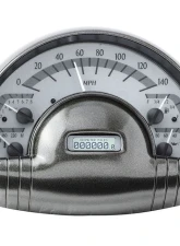 Dakota Digital MHX System 8.0"x5.614" Silver Alloy Custom Build for Metric Vehicles                                     - MHX-49O-S-W - Image 3