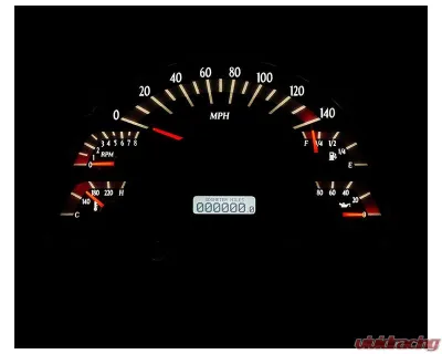 Dakota Digital MHX System 8.0"x5.614" Silver Alloy Custom Build for Metric Vehicles - MHX-49O-S-W