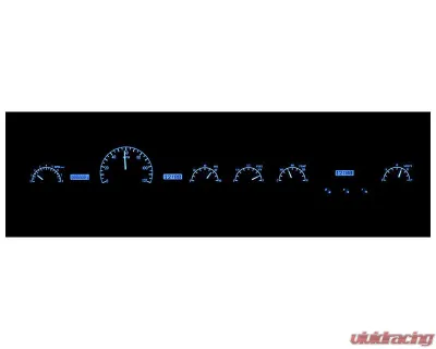 Dakota Digital MHX-50M-K-B Black Alloy Metric Custom Build 28.825"x5.243" - MHX-50M-K-B