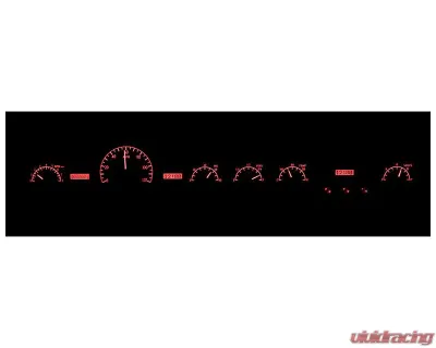 Dakota Digital MHX-50M-K-R 28.825"x5.243" Black Alloy Metric Custom Build System - MHX-50M-K-R