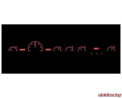 Dakota Digital MHX-50M-S-W Custom Build 28.825"x5.243" Silver Alloy Metric System - MHX-50M-S-W