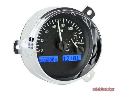 Dakota Digital Black Alloy MHX System for 1951-1952 Chevrolet Custom Build - MHX-51C-K-B