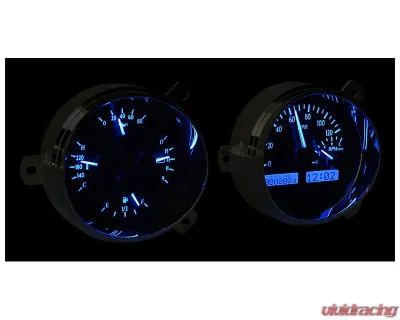 Dakota Digital Black Alloy MHX System for 1951-1952 Chevrolet Custom Build - MHX-51C-K-B