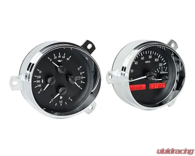 Dakota Digital Black Alloy MHX System for 1951-1952 Chevrolet Custom Build MHX-51C-K-R - MHX-51C-K-R