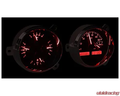 Dakota Digital Black Alloy MHX System for 1951-1952 Chevrolet Custom Build MHX-51C-K-R - MHX-51C-K-R