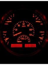 Dakota Digital MHX-51F-K-R Black Alloy Metric Custom Build 6.904"x6.69" System                                     - MHX-51F-K-R - Image 2