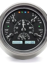 Dakota Digital MHX-51F-K-W Black Alloy 6.904"x6.69" Metric Custom Build System                                     - MHX-51F-K-W - Image 4