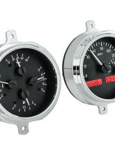 Dakota Digital Black Alloy MHX System for 1951-1952 Ford Custom Build MHX-51F-PU-K-R                                     - MHX-51F-PU-K-R - Image 2