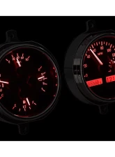 Dakota Digital Black Alloy MHX System for 1951-1952 Ford Custom Build MHX-51F-PU-K-R                                     - MHX-51F-PU-K-R - Image 3