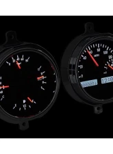 Dakota Digital Black Alloy MHX System for Ford 1951-1952, Custom Build, Metric Fitment                                     - MHX-51F-PU-K-W - Image 3