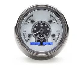 Dakota Digital MHX-51F-S-B Silver Alloy System 6.904